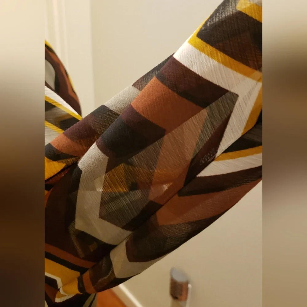 Missoni 20th Anniversary Womens Chevron Patterned Sheer Pullover Top